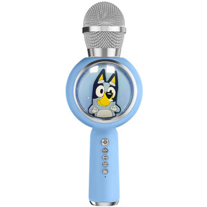 Bluey Karaoke Microphone and Wireless Speaker with Led lights