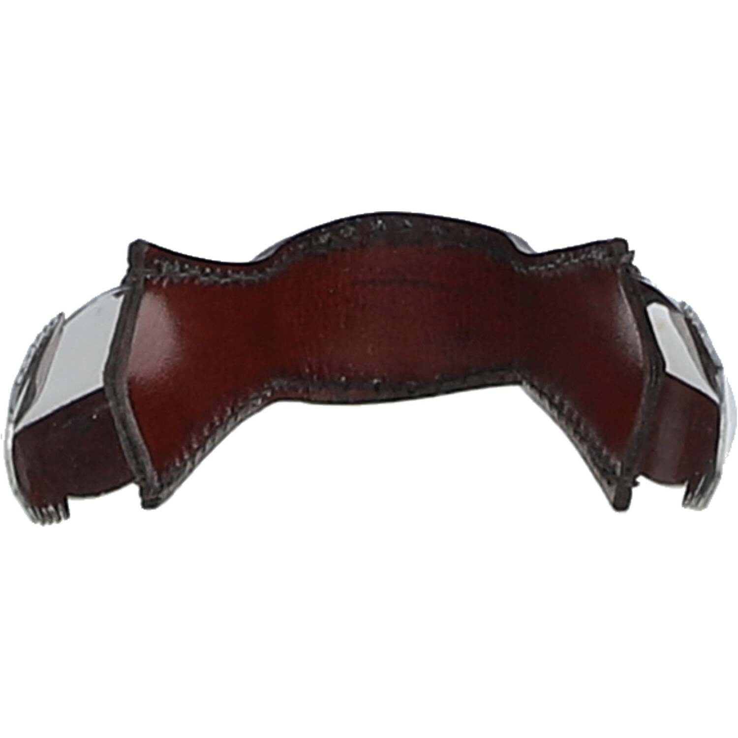Luxury Leather Handled Ice Tong - Chestnut