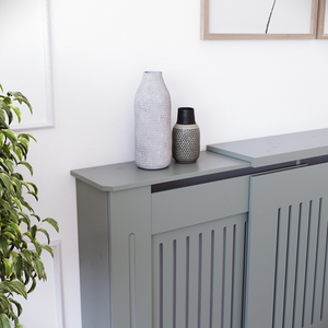 Grey / 204cm Chelsea Radiator Cover shot 8338357