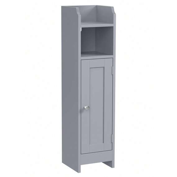 Slim Bathroom Storage Cabinet with two Shelves
