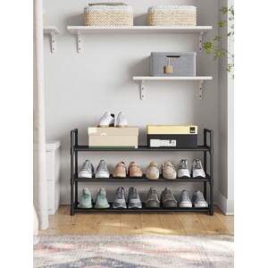 SONGMICS 3-Tier Shoe Rack Storage Organiser