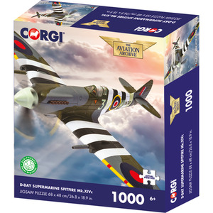 Corgi  D-Day Supermarine Spitfire Mk.XIVc  1000 piece Jigsaw Puzzle