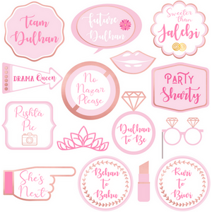 Team Dulhan Photo Props