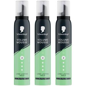Pack of 3 Schwarzkopf Strong Hold Curly Hair Styling Mousse