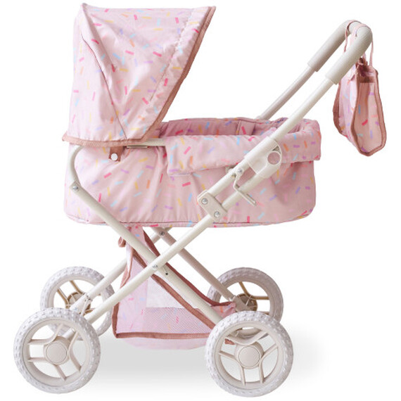 Kids Classic Baby Doll Stroller with Bassinet