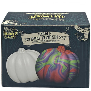 Marble Pouring Pumpkin Set