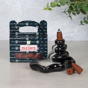 Palo Santo Backflow Dhoop Cones Set Of 6 Packets