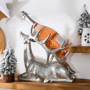 Ornate Reindeer Bottle Holder