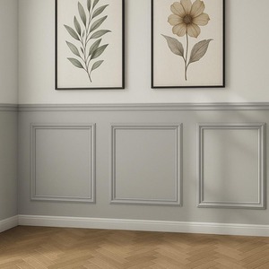 Wooden 3D Wall Panelling Kit Shaker Style Paintable Wall Set