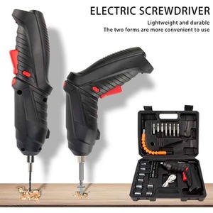 Cordless Electric Screwdriver Mini Drill Power Tool Set