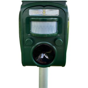 Solar Powered Ultrasonic Cat Repeller with Batteries