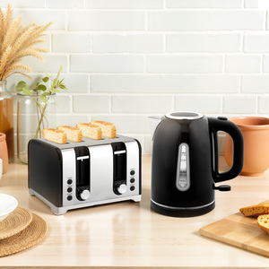 HOMCOM Kettle and Toaster Set, 3000W Rapid Boil, 800-290V70BK