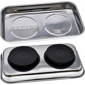 Stainless Steel Parts Tray Magnetic Metal Dish Bowl