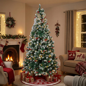 Artificial Christmas Tree with Sturdy Metal Stand