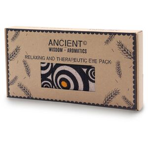 Lavender Natural Cotton and Juco Eye Pillow in Gift Box Illusion Multi
