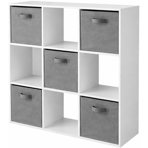 9 Cube Storage Unit Wooden Bookcase