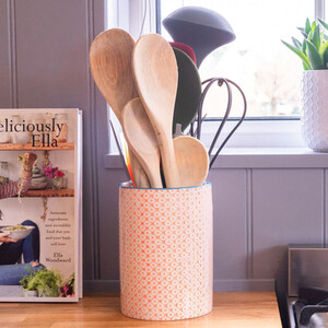 Hand-Printed Kitchen Utensil Holders - 1 Litre - Pack of 3