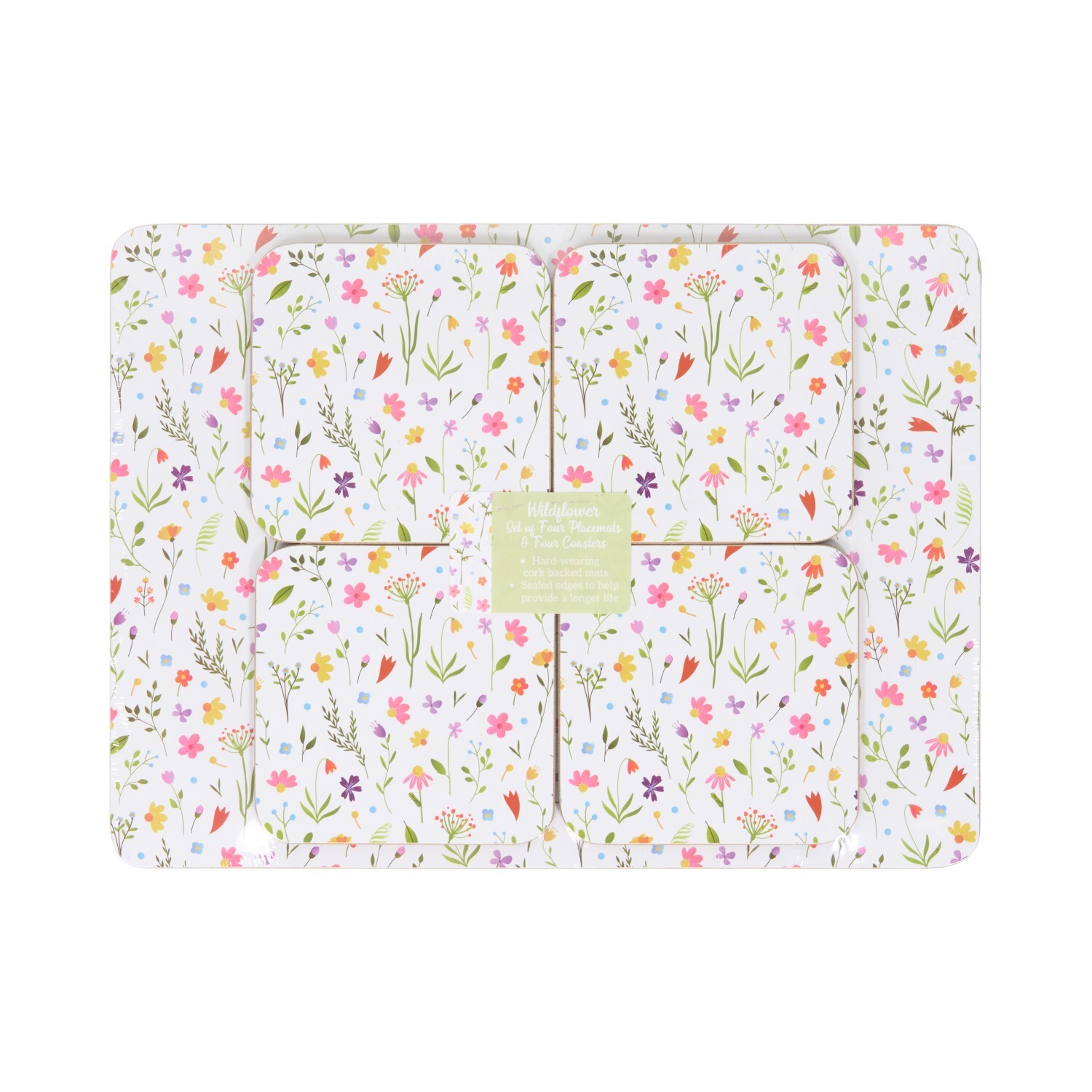 Image of Wildflower Placemat and Coaster Set