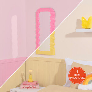Colourful Wavy Mirror