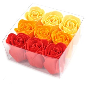 Set of Luxury Soap Flower Roses Romantic Bath Gift Idea