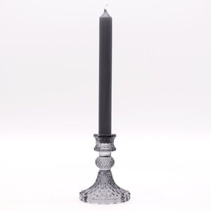Vintage Midnight Candle Holder Elegant Dinner Decor Long Lasting Charm