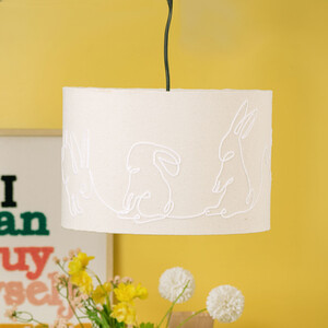 Embroidered Bunny Shade