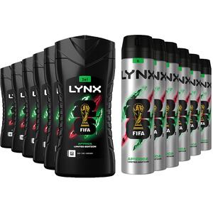 Lynx Africa Shower Gel 500ml & 72H Antiperspirant 250ml Bundle ¿ 6 of Each