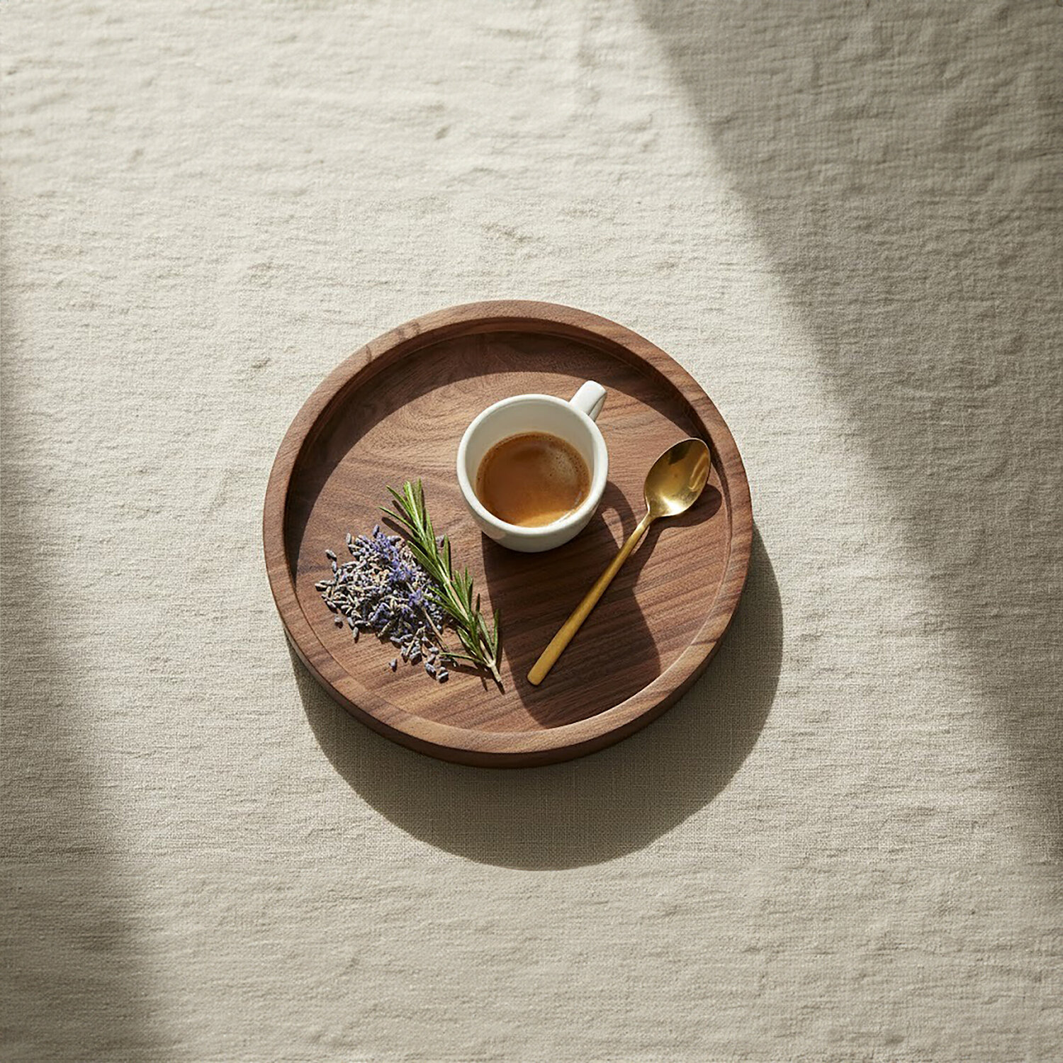 Rosi Small Sheesham Wood Tray - Natural
