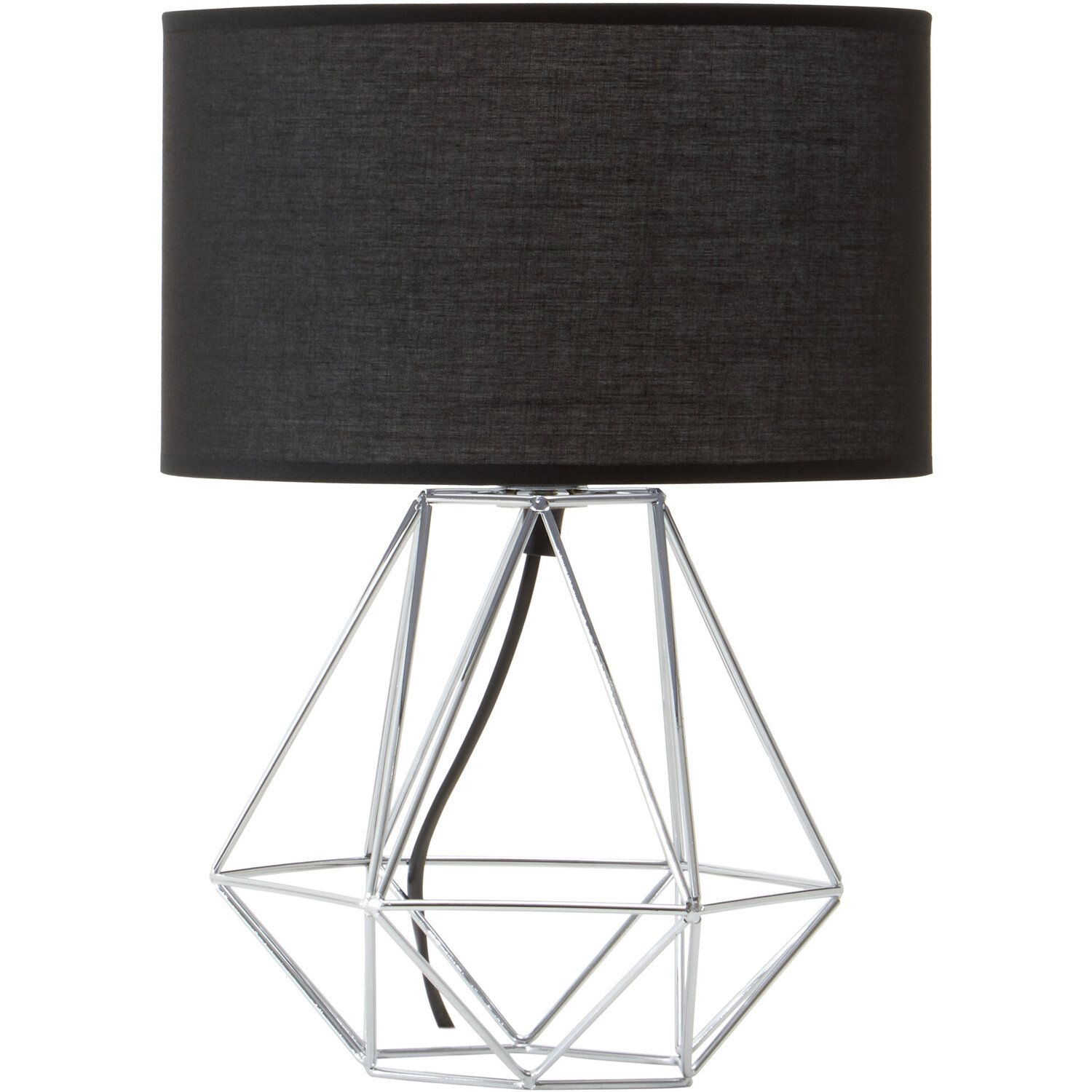 Image of Wyra Black And Chrome Finish Table&hellip;