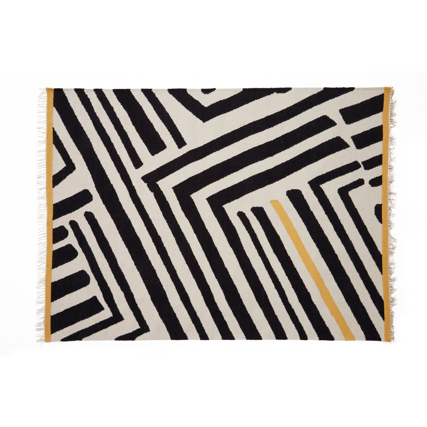 Bosie Villon Black and White Rug - Black & White