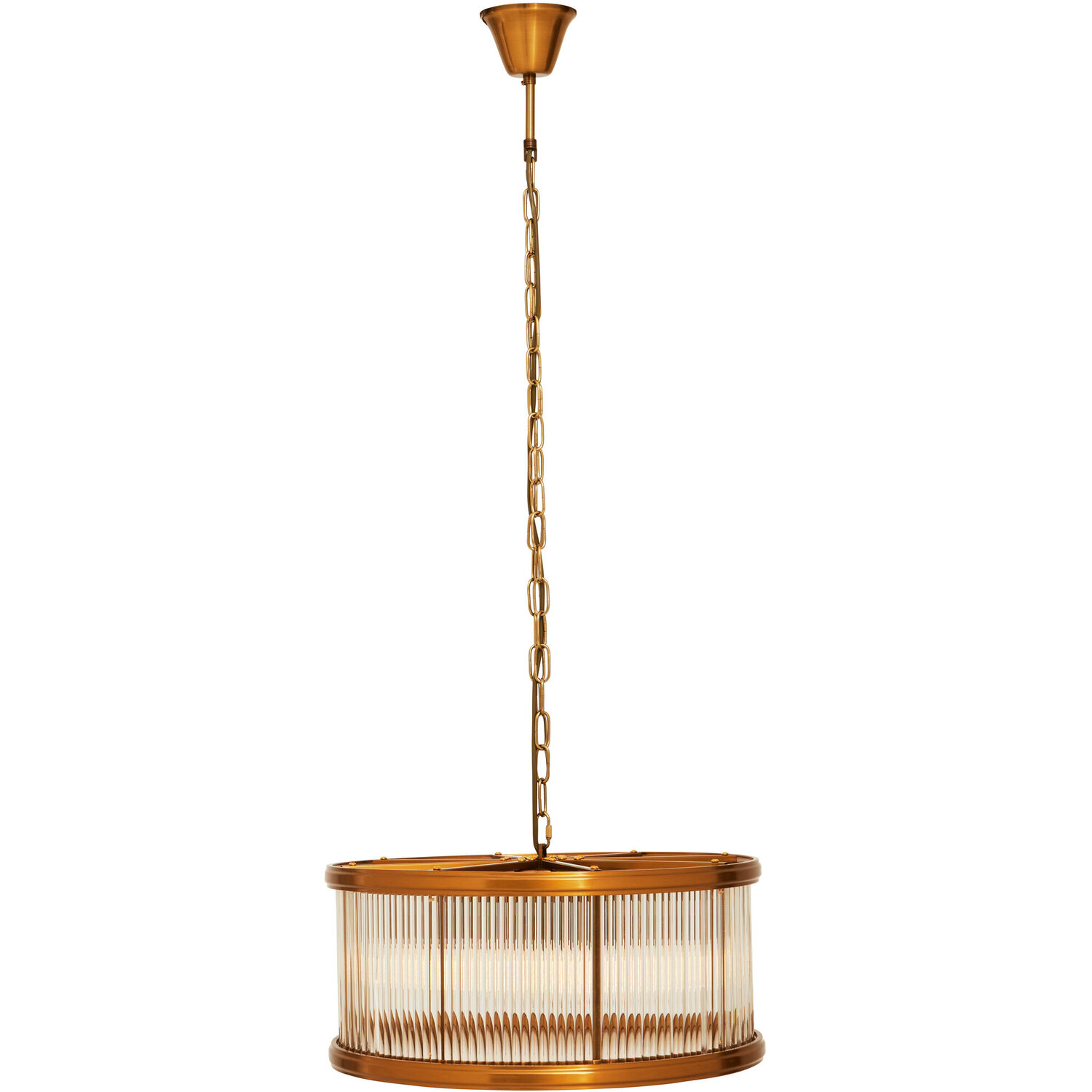 Kensington Townhouse 6 Bulb Pendant Light - Brown