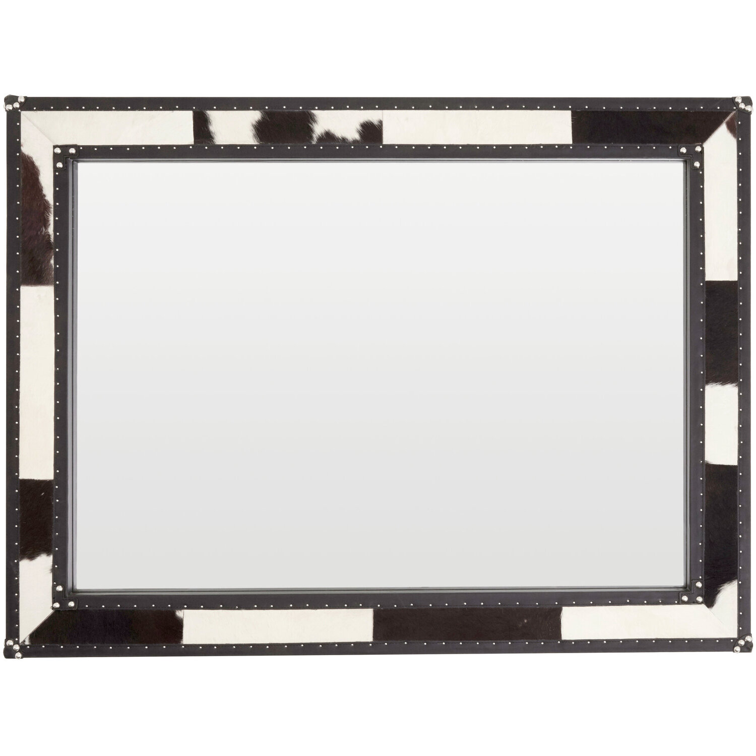 Orsina Mataram Natural Rattan Eye Shape Wall Mirror - Black