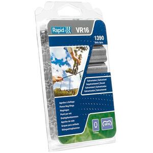 RAPID Vr16 Fence Hog Rings Pack 3190 Galvanised Boxed