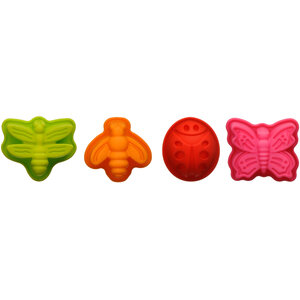 Hallie Silicone Set Of Four Mini Cake Moulds