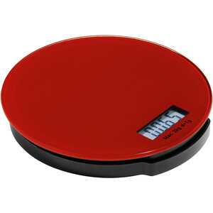 Zing Red Glass Kitchen Scale - 2kg