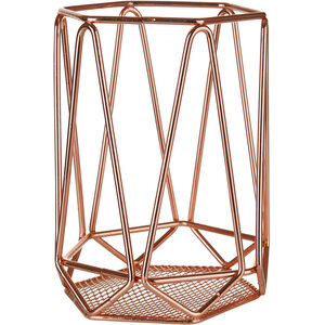 Vertex Copper Finish Utensil Holder