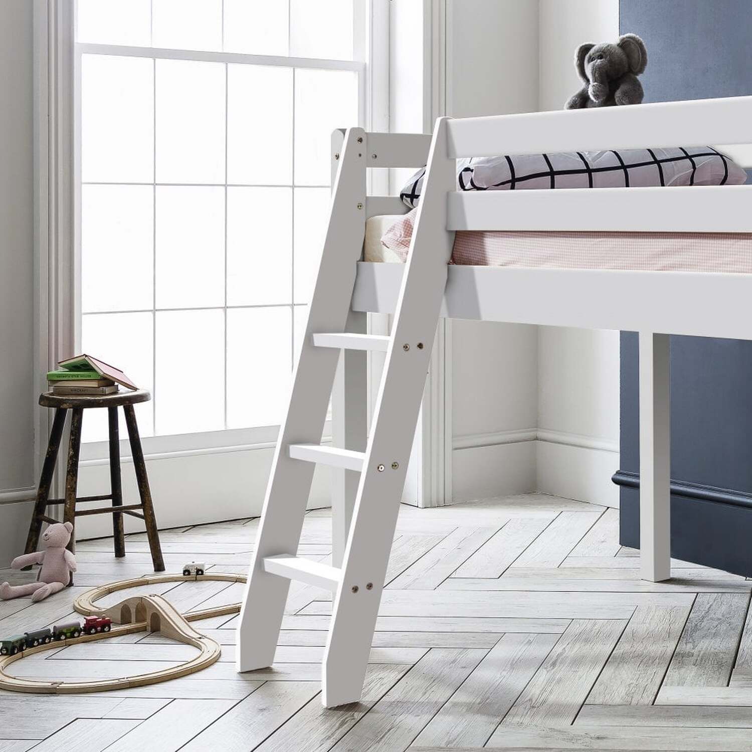 Thor Midsleeper Cabin Bed With White Frame - White