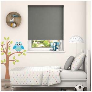 Slate Grey / 50 Thermal Blackout Roller Blinds shot 14605274