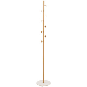 Freestanding Coat Rack with Marble Effect Base