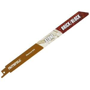 Faithfull S1750rd Faithfull Diamond Grit Sabre Saw Blade 228Mm