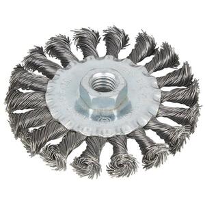 BlueSpot Tools Flat Twist Knot Wire Wheel 100mm M14 X 2