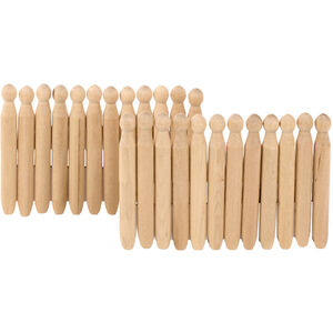 Orwell Wooden Dolly Pegs 24pk