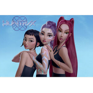 K-Pop Demon Hunters Comeback Huntr/X Poster