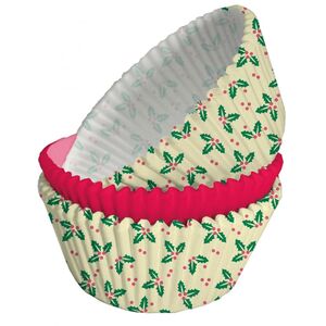 Creative Converting Holly Muffin and Cupcake Cases (Pack of 75)