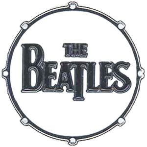 The Beatles Drum Logo Badge
