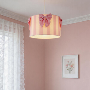 Stripe Bow Lamp Shade