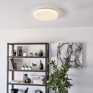 Eglo Pogliola E LED Crystal Effect Ceiling or Wall Light, 310mm, Cool White