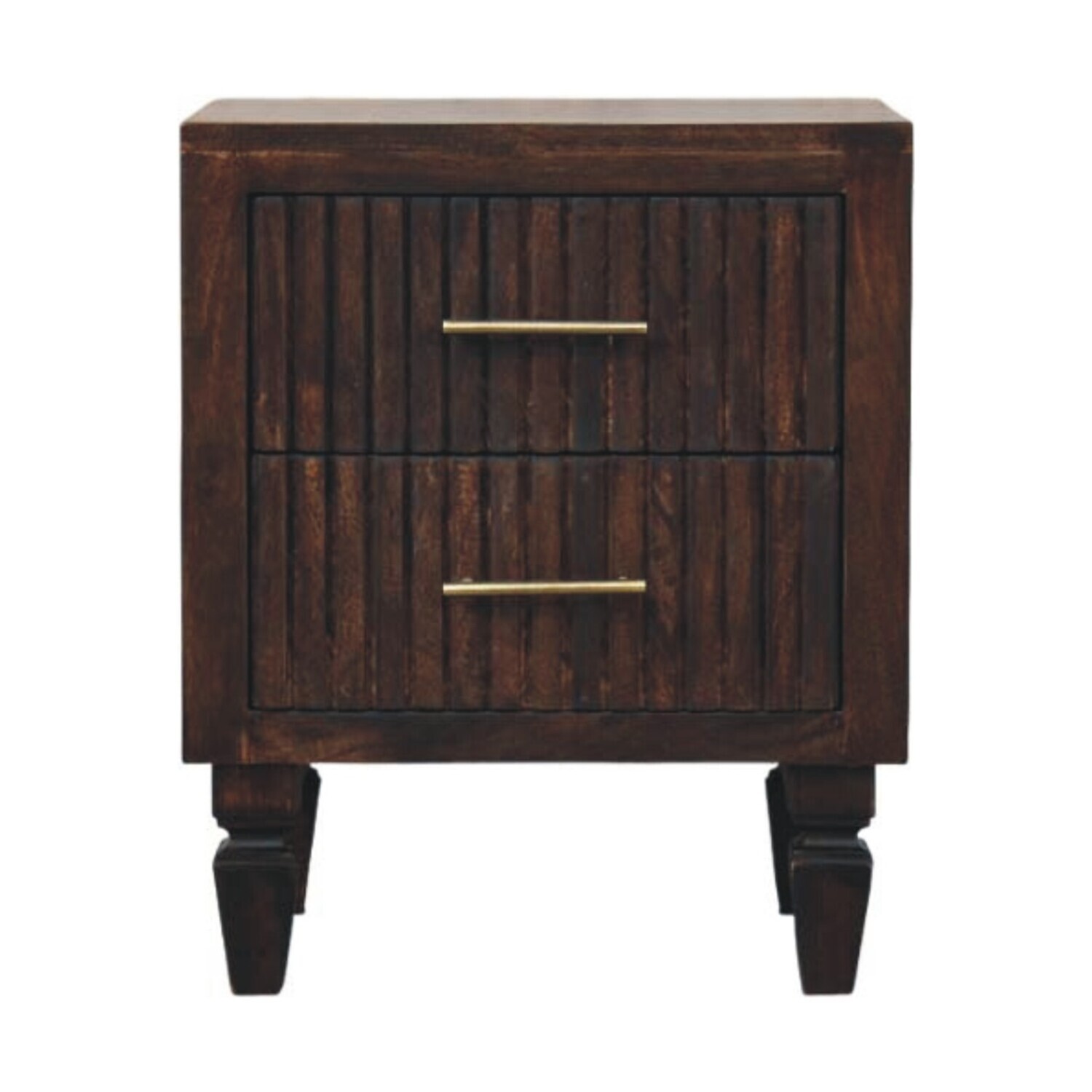 Artisan Furniture Solid Wood Belmont 2 Drawer Nightstand - Velvet Mocha