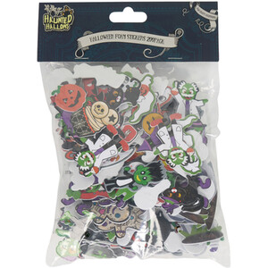 Pack of 200 Halloween Foam Stickers