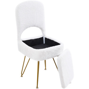 Modern Bedroom Chair with Storage and Foldable Backrest